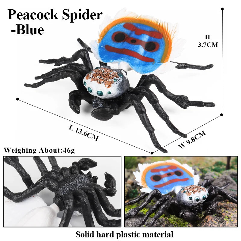 Oenux Simulation Libelle Heuschrecke Tausendfüßler Wildes Insekt Tiere Modell Actionfiguren Miniatur Bildung Sammlung Kinderspielzeug – Detail 3