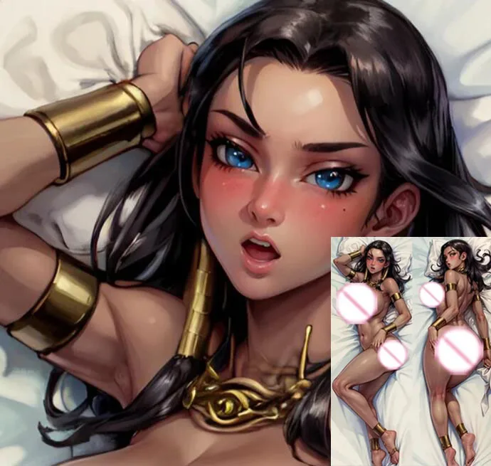 

Наволочка для подушки Dakimakura Ishizu Ishtar с аниме, двусторонняя наволочка с принтом в натуральную величину, подарки