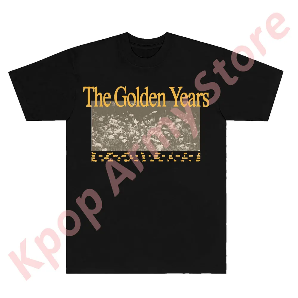 Joshua Bassett Flowers Tee The Golden Years Tour Merch Summer Unisex Fashion Casual Short Sleeve T-shirts