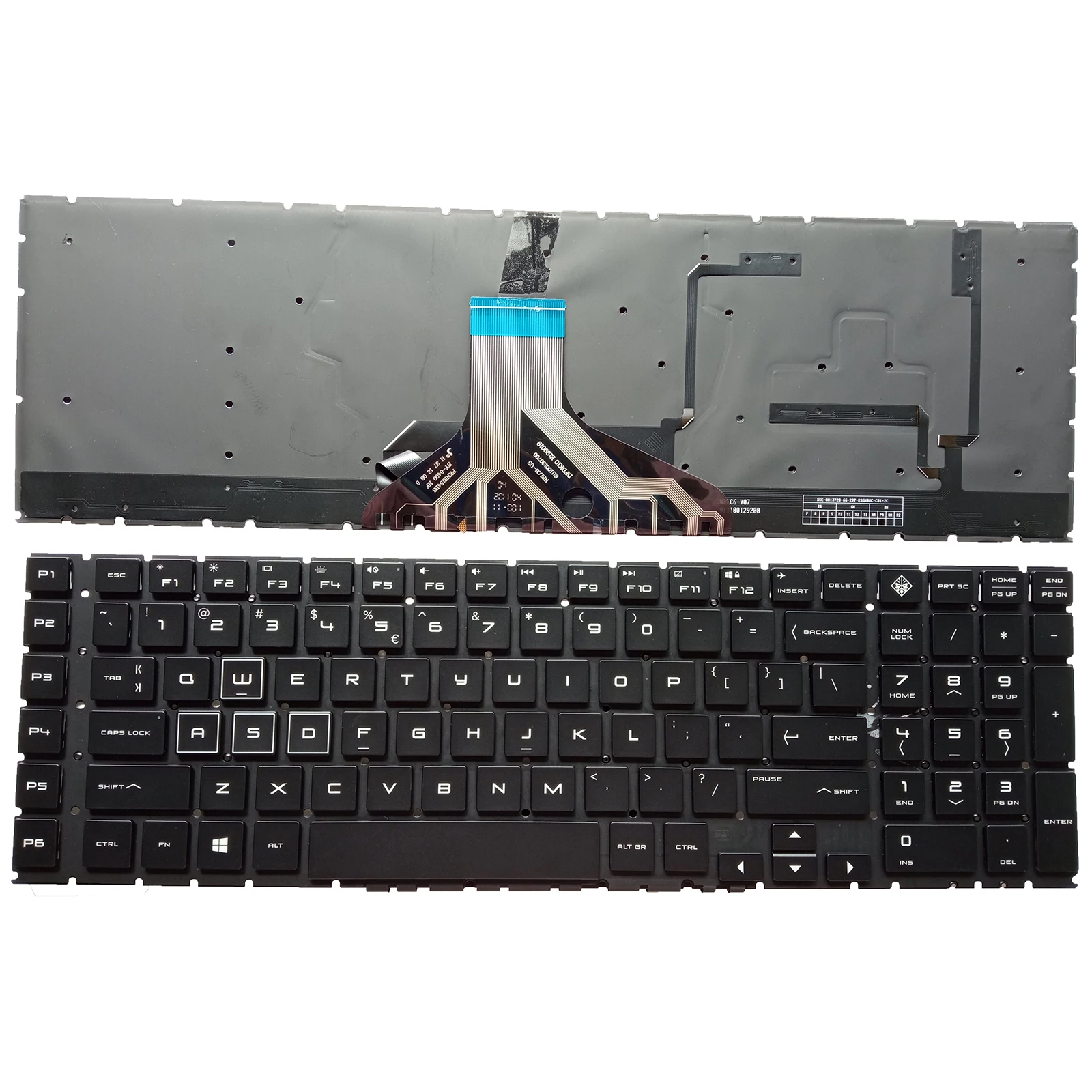 

Клавиатура ноутбука США для Hp OME5 Plus 6 17-CB TPN-C144 Q211 C143