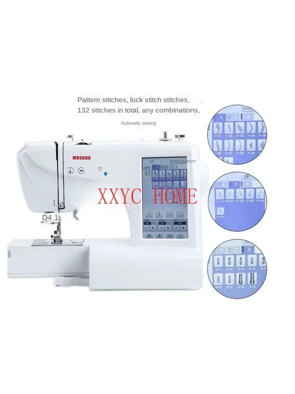 Computer Sewing MRS600 Automatic Household Embroidery Machine Multifunctional Sewing and Embroidery