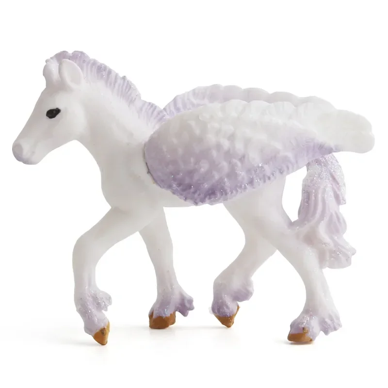 Pegasus Unicorn Action & Toy Figures Pegasus Elf Tenma Miniatures Animals Model for Kids Gift Creative Desktop Home Decor