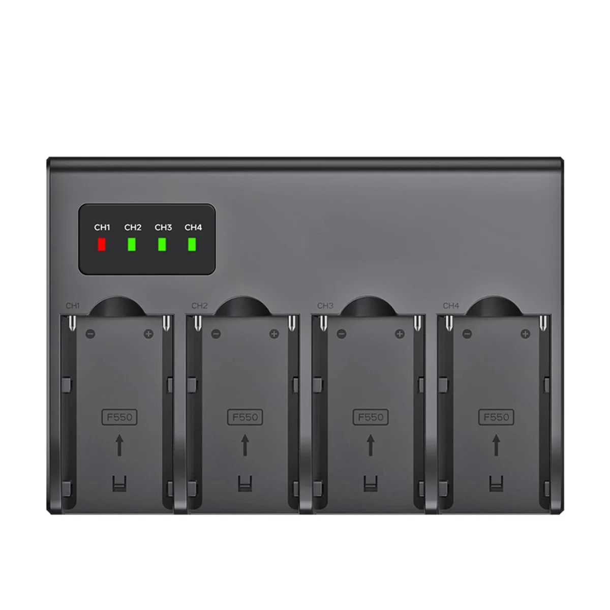 

T06C-NP F960 NPF970 NP-F970 4-Channel Digital Camera Battery Charger W LCD Display for Sony NP-F550 F750 F970(US Plug)