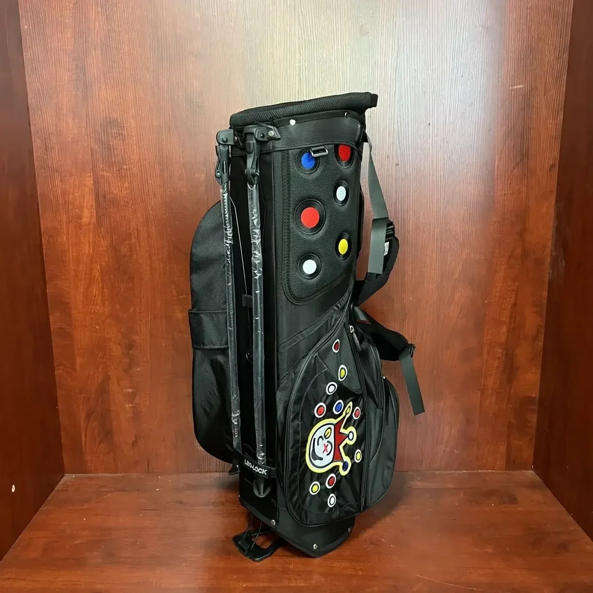 Sac de support de golf prêt à l'emploi, design minimaliste de grande capacité, support unisexe ultra léger avec pieds stables