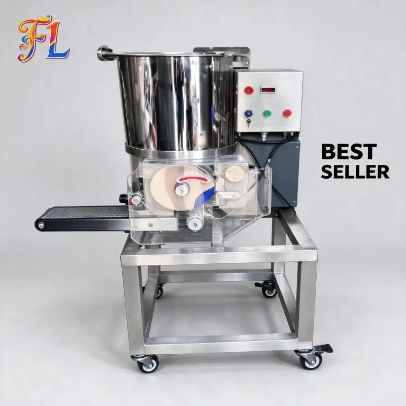 Meat Patty Forming Machine Commercial Multi Functional Patty Maker For Beef Patties Chicken Nuggets Production