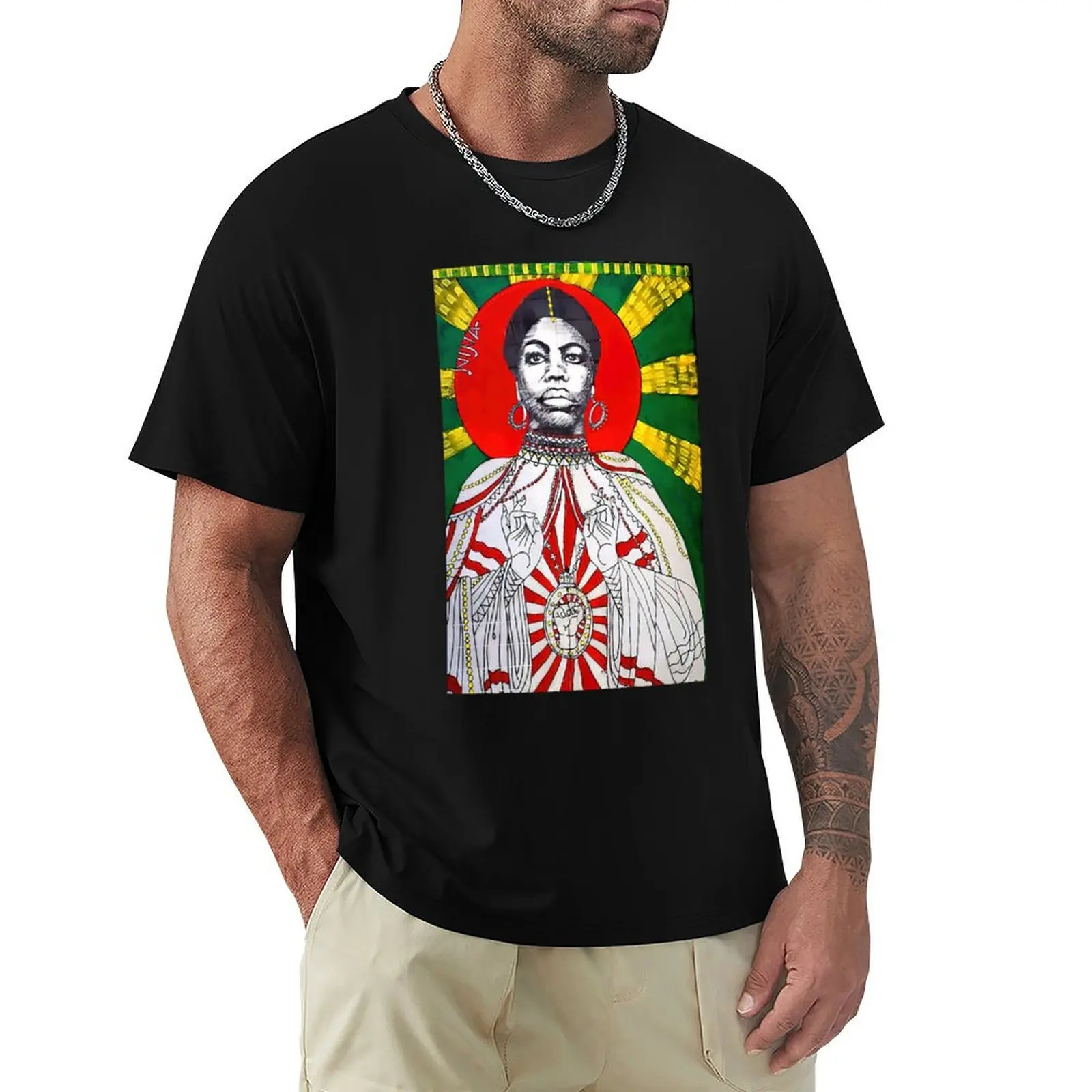 

Nina Simone T-Shirt hippie clothes valentines clothes summer 2025 mens graphic t-shirts anime