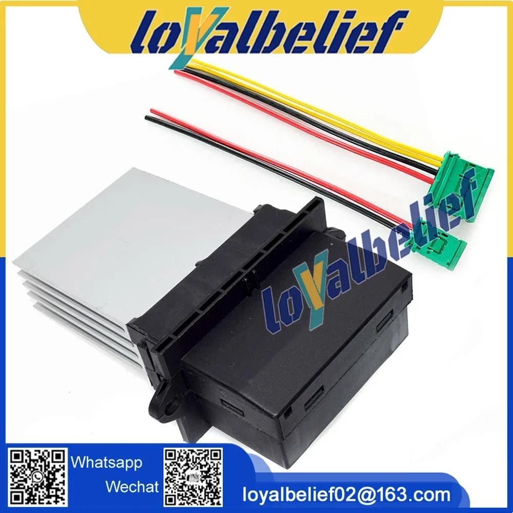 New Auto Heater Blower Control Resistor for Citroen Peugeot Nissan Renault 6441.L2 77010207718 7701048390 Blower Resistor