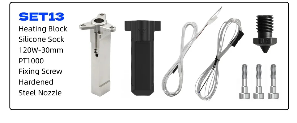 Mellow Newly Goliath Lite Luft-/Wassergekühlter Hotend für DIY Hochgeschwindigkeits-3D-Drucker Vzbot Voron HevORT TC4 Titan 350 ° C 110W – Detail 14