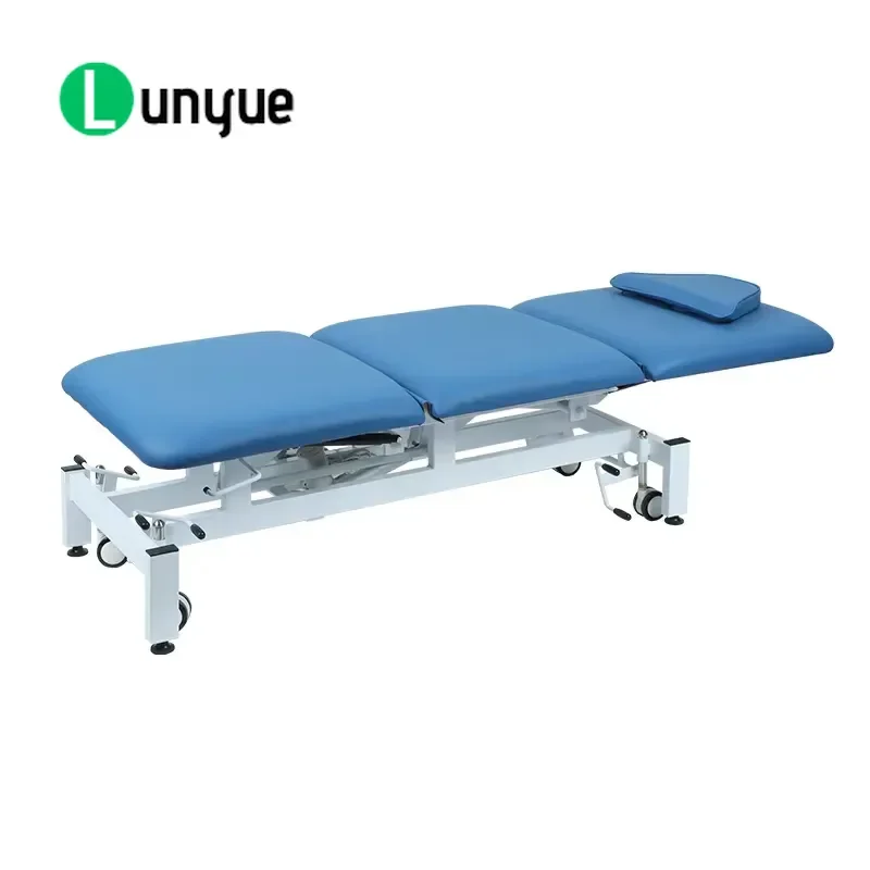 Electric Lift Massage Bed Heavy Duty 3 Section Treatment Table with EMS Function Customizable Colors for Spa Clinic