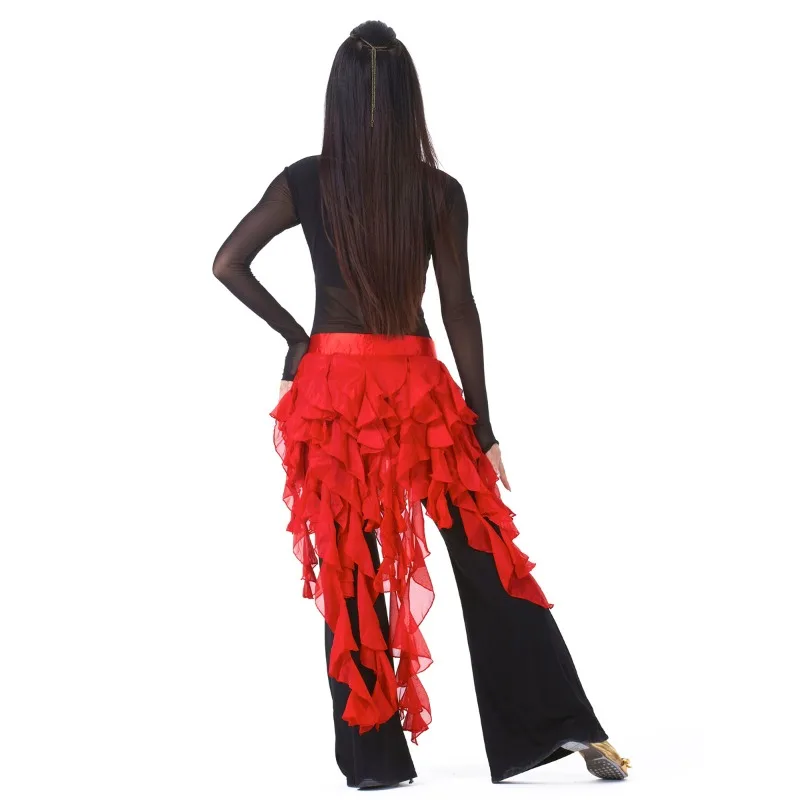customized Mid wrinkled long sleeved nine tailed fox set belly dance costumes practice suit set martial arts practice suit set