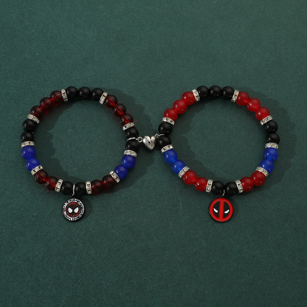 Spider-Man Deadpool Summer New Jewelry Bracelet Suitable for Couples to Send to Friends and Girlfriends Birthday Gifts