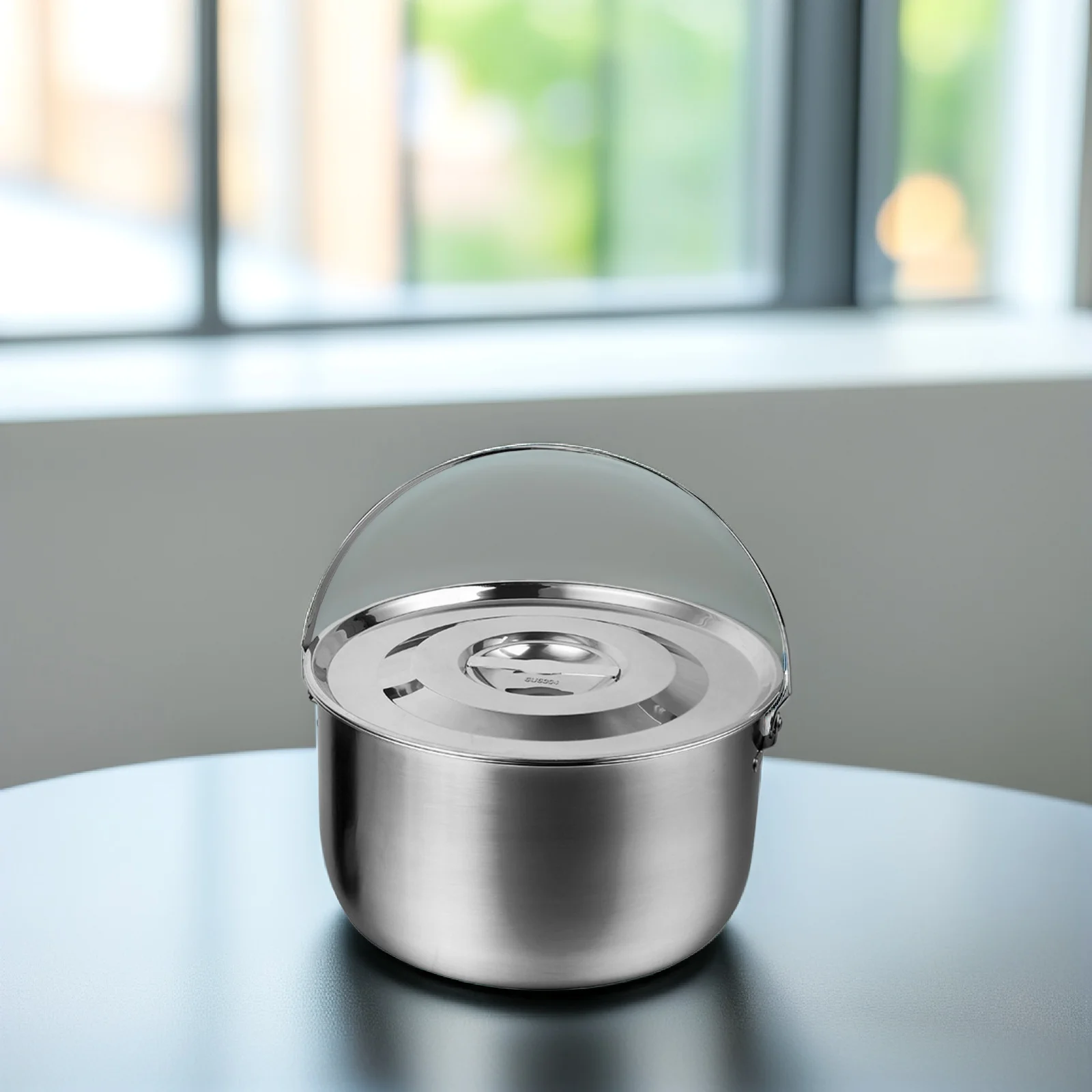 

Stainless Steel Lard Basin Pasta Mixing Bowl Fine Crafted Storage Container Kitchen Multi-use Vegetable Bowl Dustproof Lid