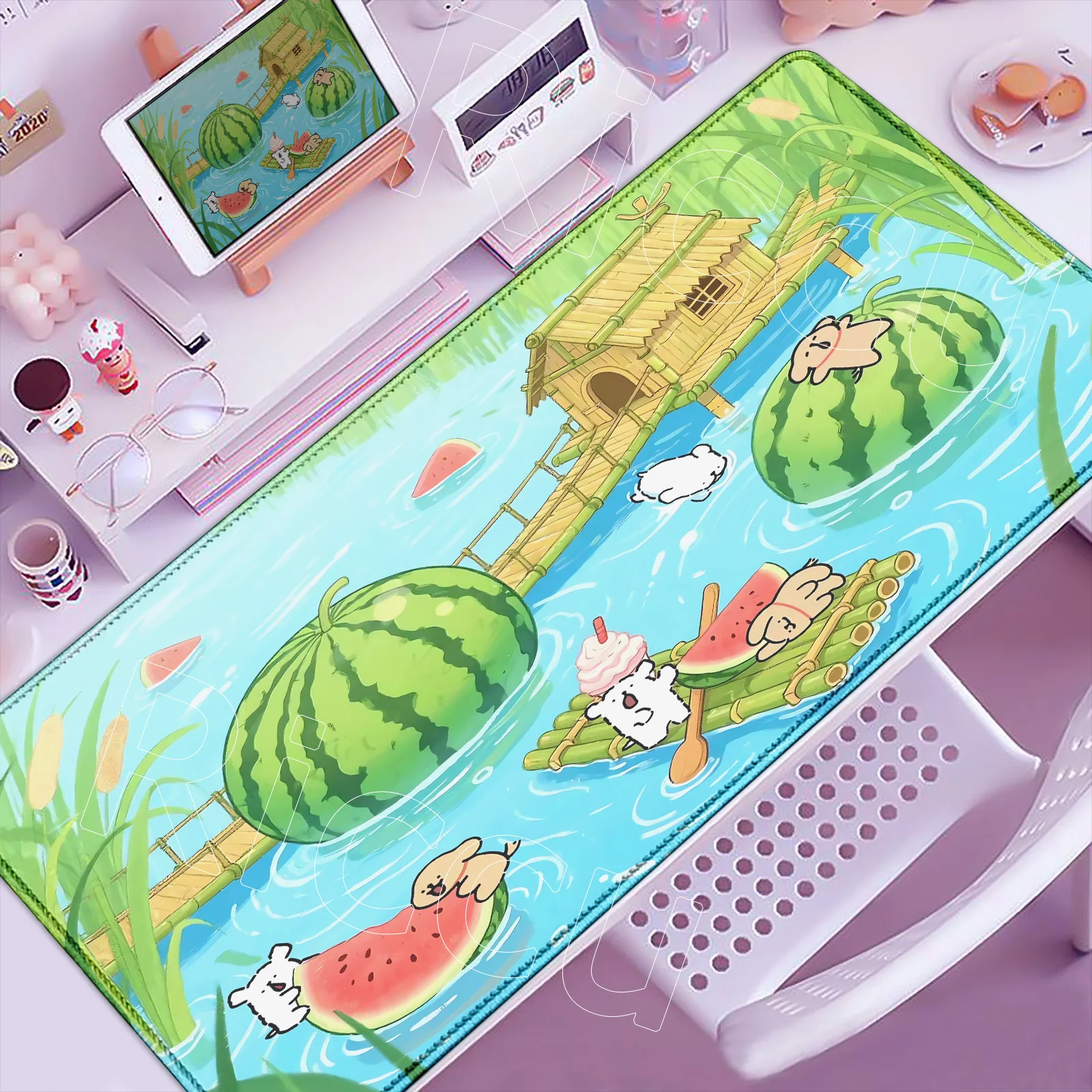 

Many Cute Wallpaper Cartoon Line Dog Maltese Puppy Dog Teclado Mousepad Large Game Mouse Pad LockEdge Computer Keyboard Desk Mat