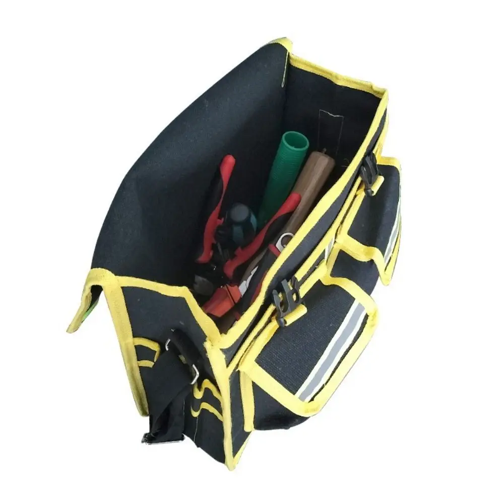 Multifunctional Tool Bags Organizer Reflective Strip Wear-resistant Electrician Toolkit Tool Storage Durable Woodworking Bag
