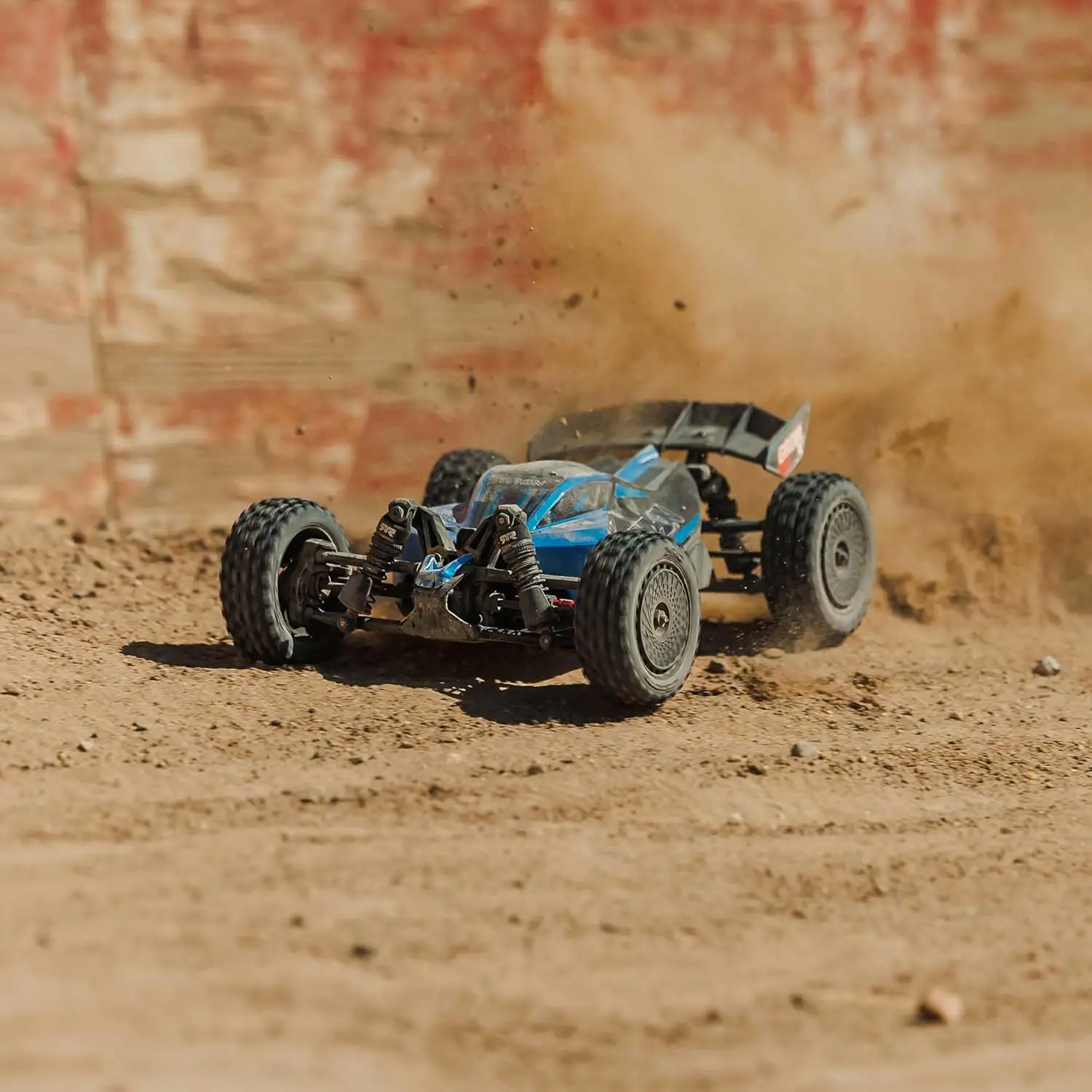Small Scale RC Buggy, 4-Wheel Drive Brushless, RTR, Blue, with Dynamic Stability Control, Battery and Charger Included
