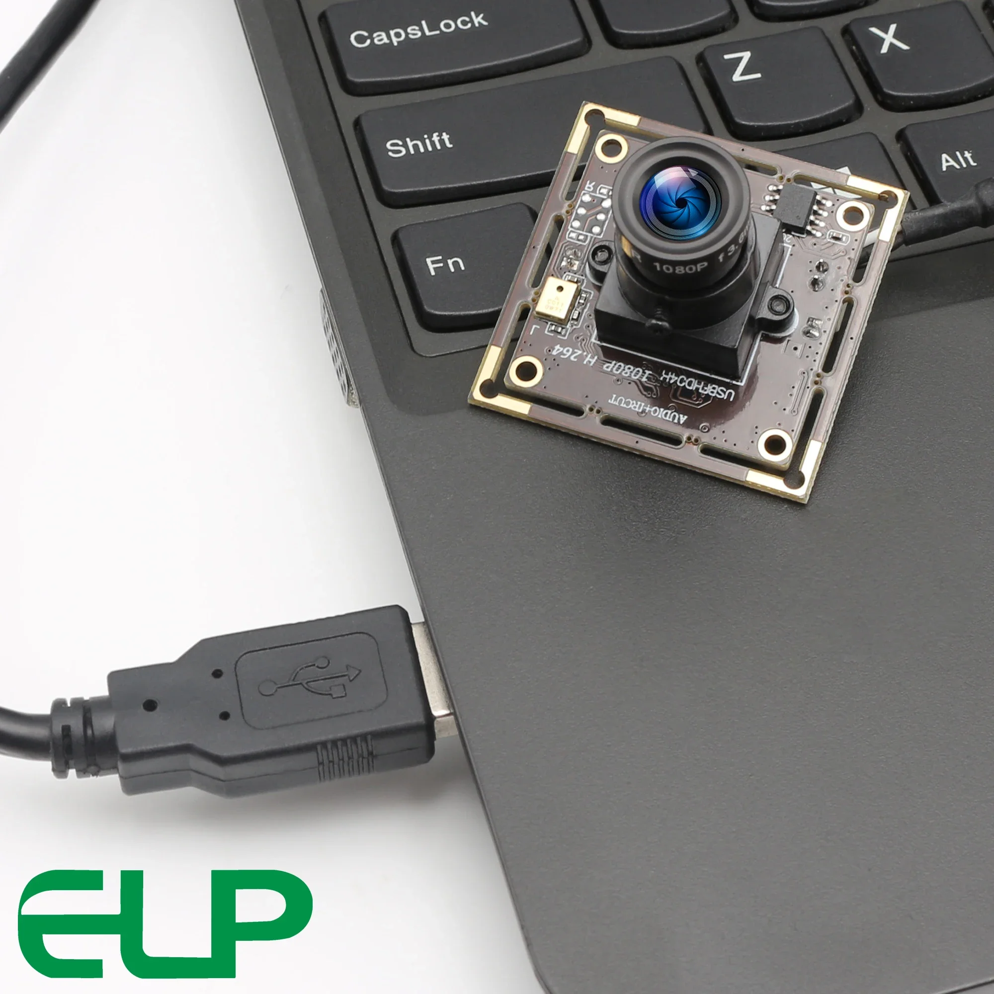 Modulo fotocamera USB ELP 2MP H.264 30fps 1080P Full HD CMOS AR0330 Mini webcam con microfono per sistema operativo Windows, Android, Linux, MAC