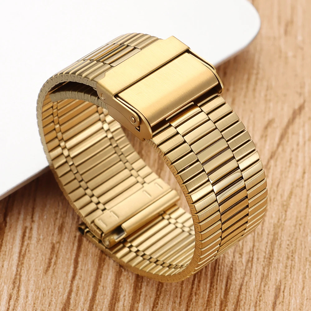 Stainless Steel Watch Strap Bracelet 20mm 22mm Matte & Polishing Women Men Watchband Quick Release Spring Bar Band Accessories image 3