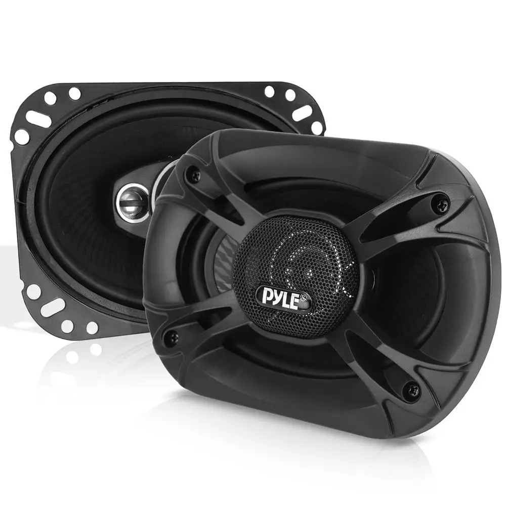 Pyle 6x8" 3-way Car Speakers Pair – 400W Triaxial Audio, Universal OEM