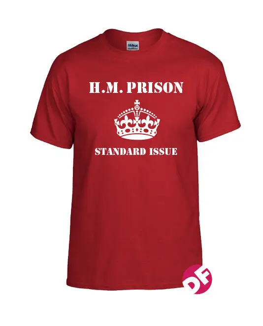 H M Prison Standard Issue T shirt 1977 Clash worn by Janie Jones colours NEW