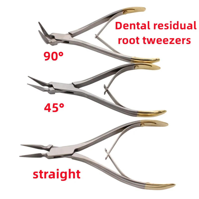 Dental residual root tweezers forceps tooth pliers root fragment minimally invasive tooth extraction forcep dental instrument