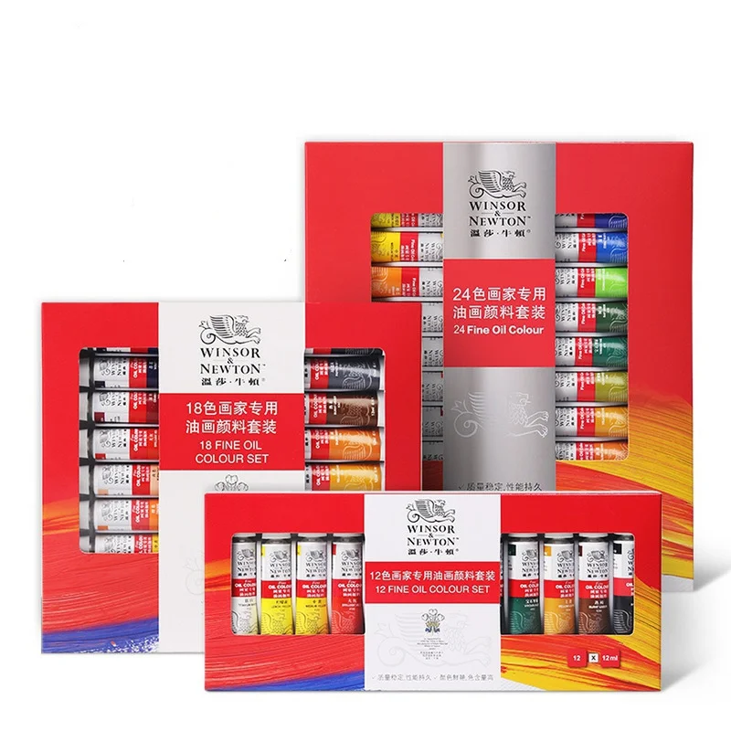 

Bview Art Winsor Newton Artist Набор масляных красок 12/18/24 цвета 12 мл для профессиональной живописи и искусства на холсте