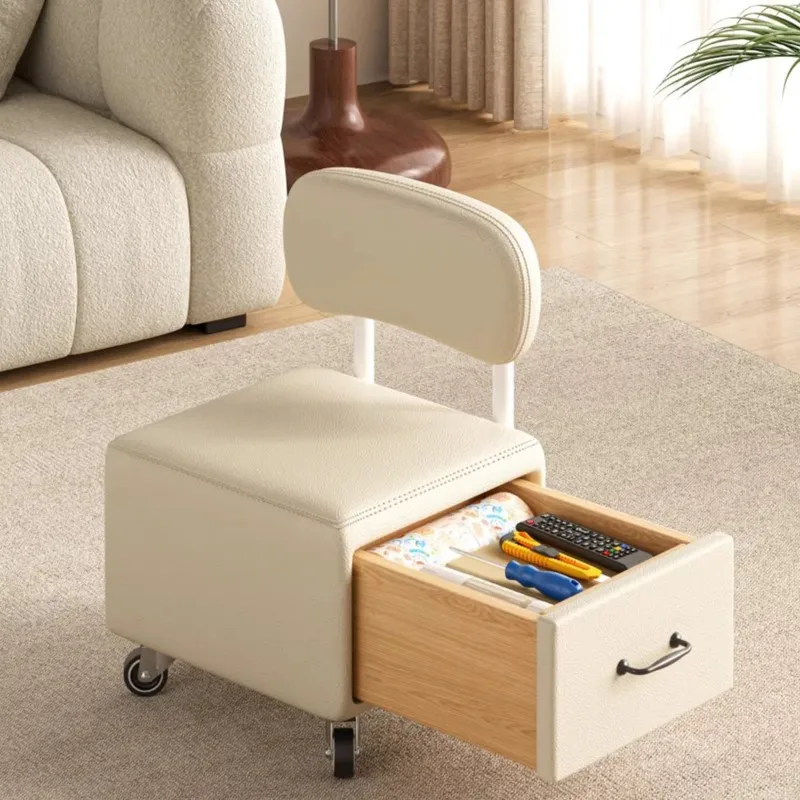 Storage stool, mobile multi-functional storage stool, footstool