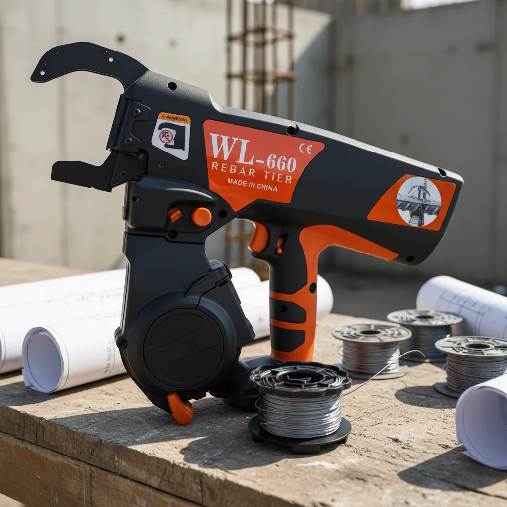 Automatic Rebar Tie Electric Cordless Wire Twister Tool OEM DIY Up To 66MM With 19Ga Wire RB443T