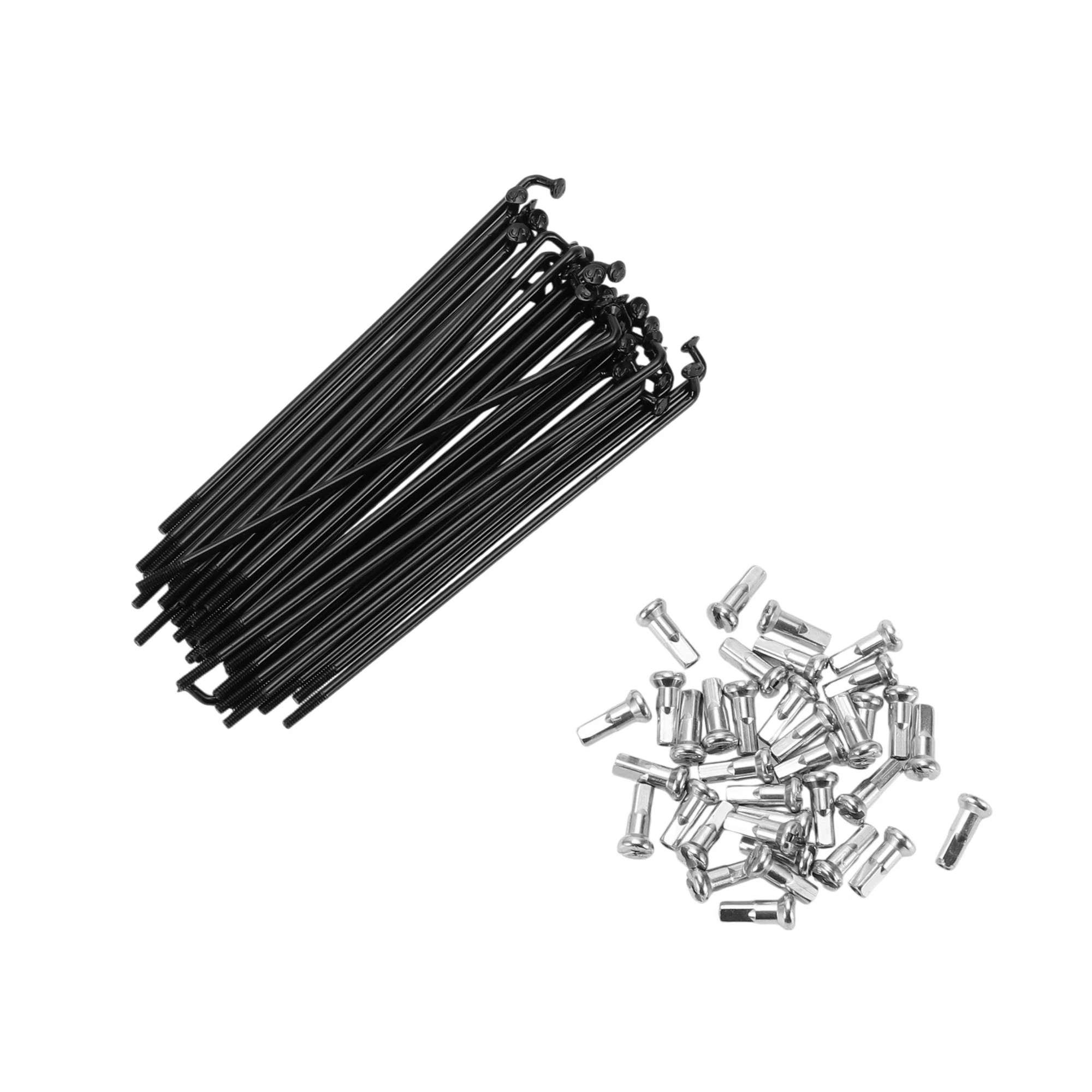 Bike Bicycle Spokes 14G 90MM 94MM 97MM Mountain Bike Spokes Steel Black 36Pcs Bicycle parts