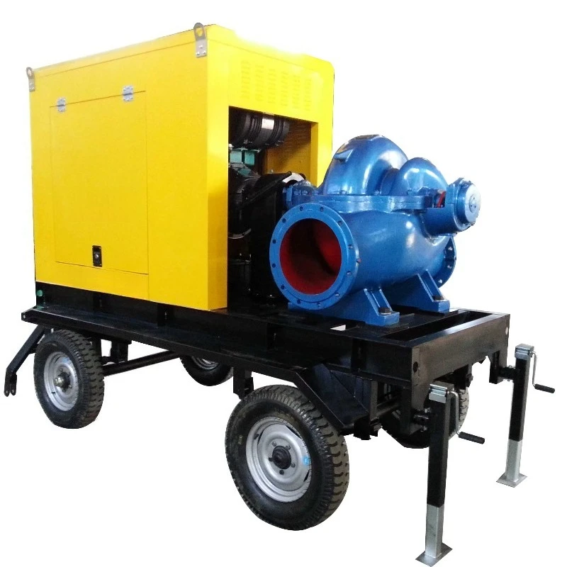 Flood Control Pump Truck Stable Self Suction Performance Large Flow Pump For Hillside Flood Water Extraction
