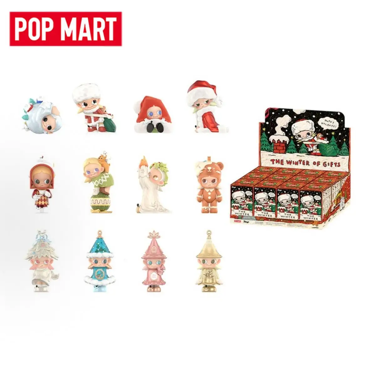 POP MART Zsiga THE WINTER OF GIFTS Serie Trendige Blindbox Spielzeuge Mystery Box Überraschungstüte Actionfigur Überraschungsgeschenk