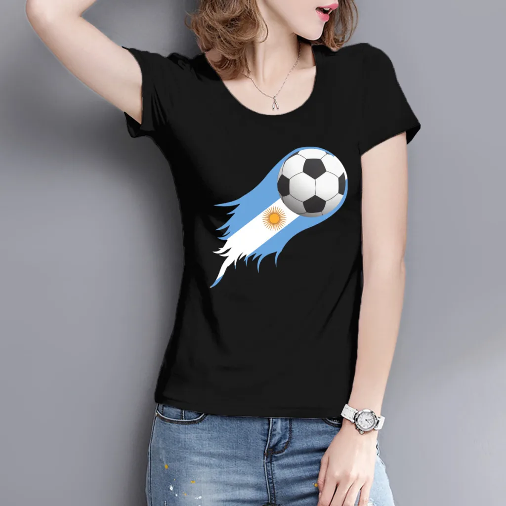 Argentina Football Team Lioneler and Messi Sports Championship T-shirt Football Gift Activity Competition Graphic Top tee