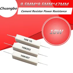 10/pcs 10W 5% 0.1 ~ 10K 0.1R 0.5R 10R 50R Cement Resistor Power Resistance 0.22 0.33 0.5 1 2 5 8 10 15 20 25 30 100 1K 2K 3K ohm