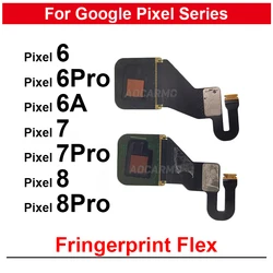 Under The Screen Fingerprint Sensor Home Buttons Flex Cable For Google Pixel 6 7 8 Pro 6A 6PRO 7Pro 7A 8Pro Replacement Part