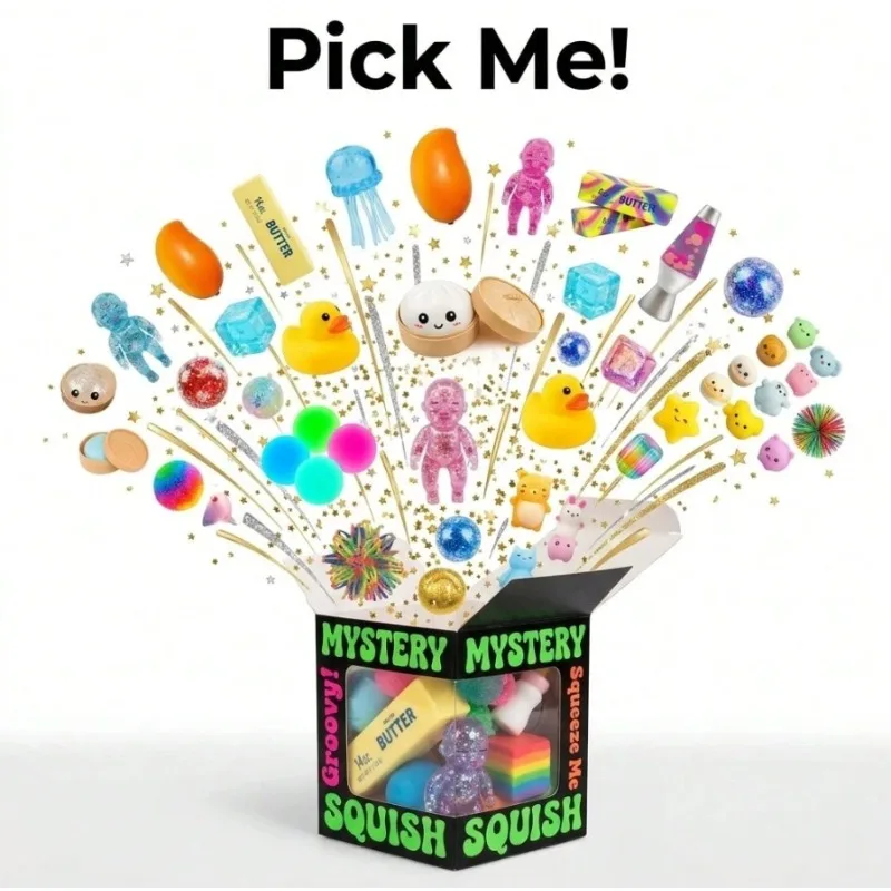 

HOT 2026 1PC Gentle Squeeze Squishy Blind Box – 3 Random Pulls (Min. 2 Items Guaranteed) Rare Lucky Set