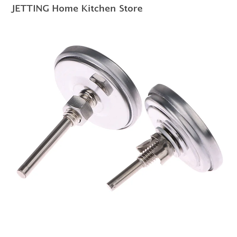 1Pc Oven Thermometer Stainless Steel Grill BBQ Thermometer Instruments 52/54mm Barbecue Temperature Gauge Kitchen Cooking Tools