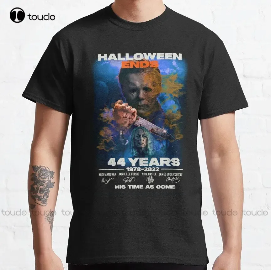 Halloween Ends Horrors 44 Year Michael Myers Classic T-Shirt Cute Shirts For Teen Girls Xs-5Xl Custom Gift Make Your Design New