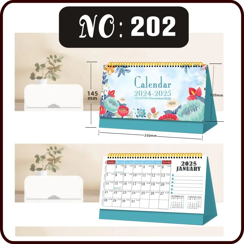 2024 2025 Calendar Office Desk Calendar Standing Flip Perpetual Calendar Planning Daily Monthly Schedule Agenda Advent Calendar