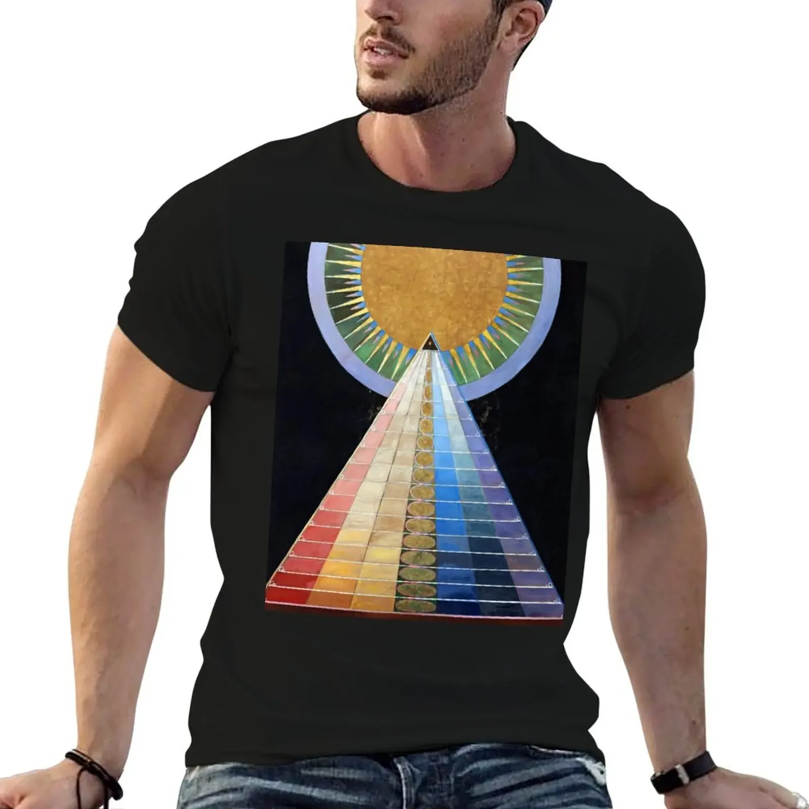 Altarpiece No 1 (1915) - Hilma af Klint Painting T-Shirt boys whites blue archive funny t shirts men