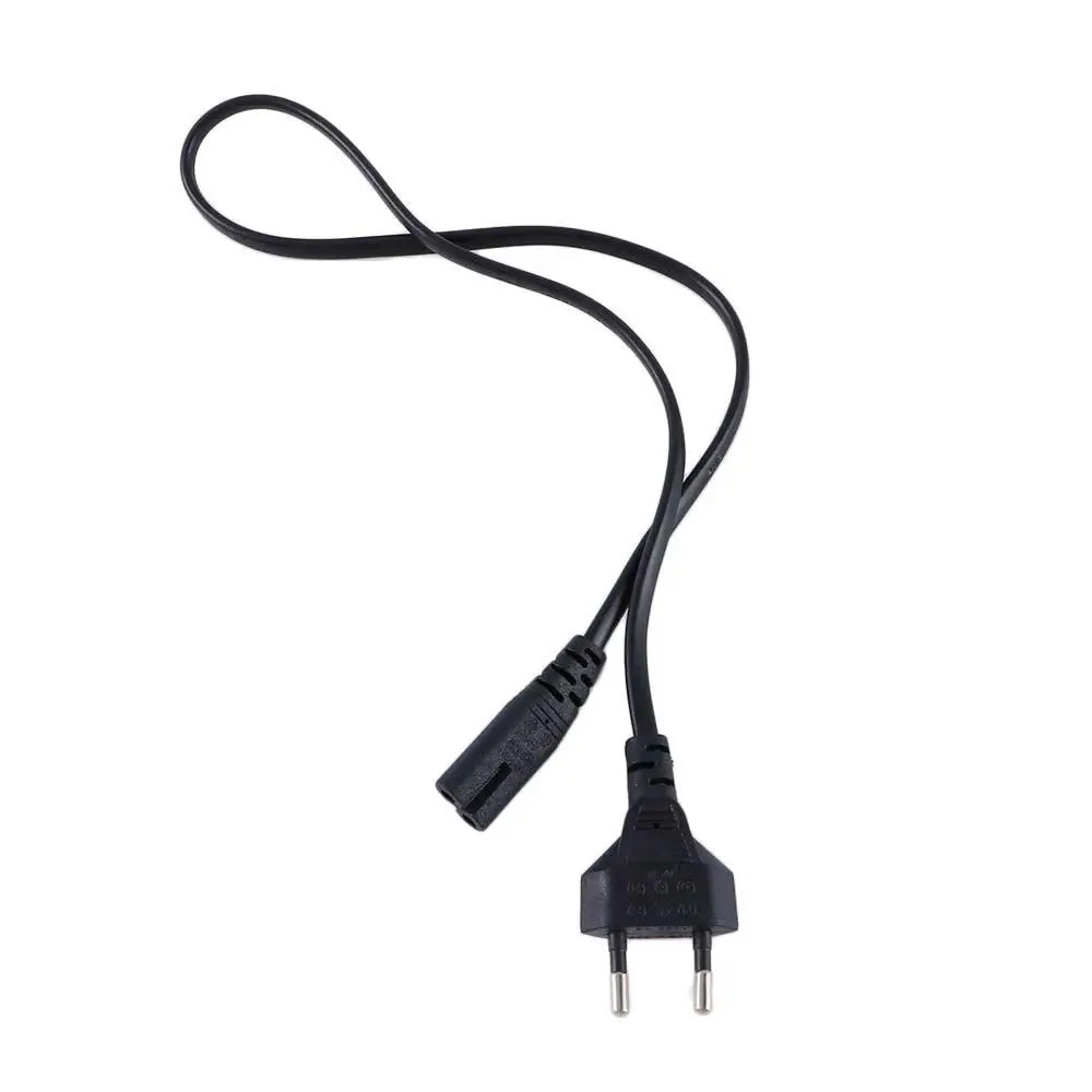 Plug AC European Charging Printers Laptop Power Cables Cord Figure 8 C7 To Euro 2 Pin EU Power Charge