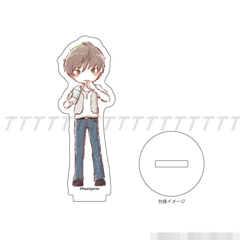 Anime Mr Love: Dream Date Queen's Choice Acrylic Stand Doll Game Love And Producer Mini Figure Model Plate Cosplay Toy for Gift