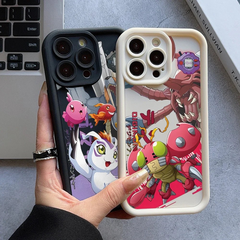 Digimon Gomamon Tentomon Phone Case for Xiaomi Mi 14 12T 11 Lite Poco C61 X5 X4 X3 NFC GT M6 M3 F5 F4 Pro 4G 5G Soft Lens Cover