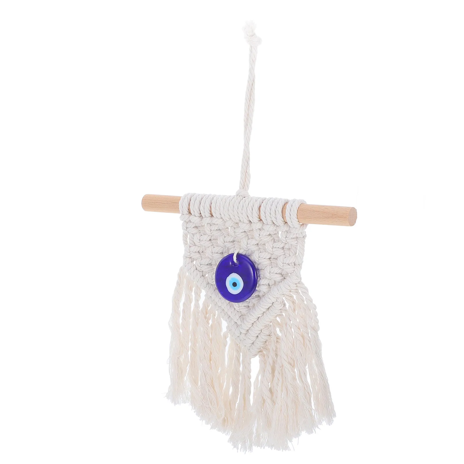 

Bohemian Macrame Hanging Tapestry Hand Woven Decor Fringe Home Bedroom Macrame Woven Wall Decor Balcony Yellow Small Size