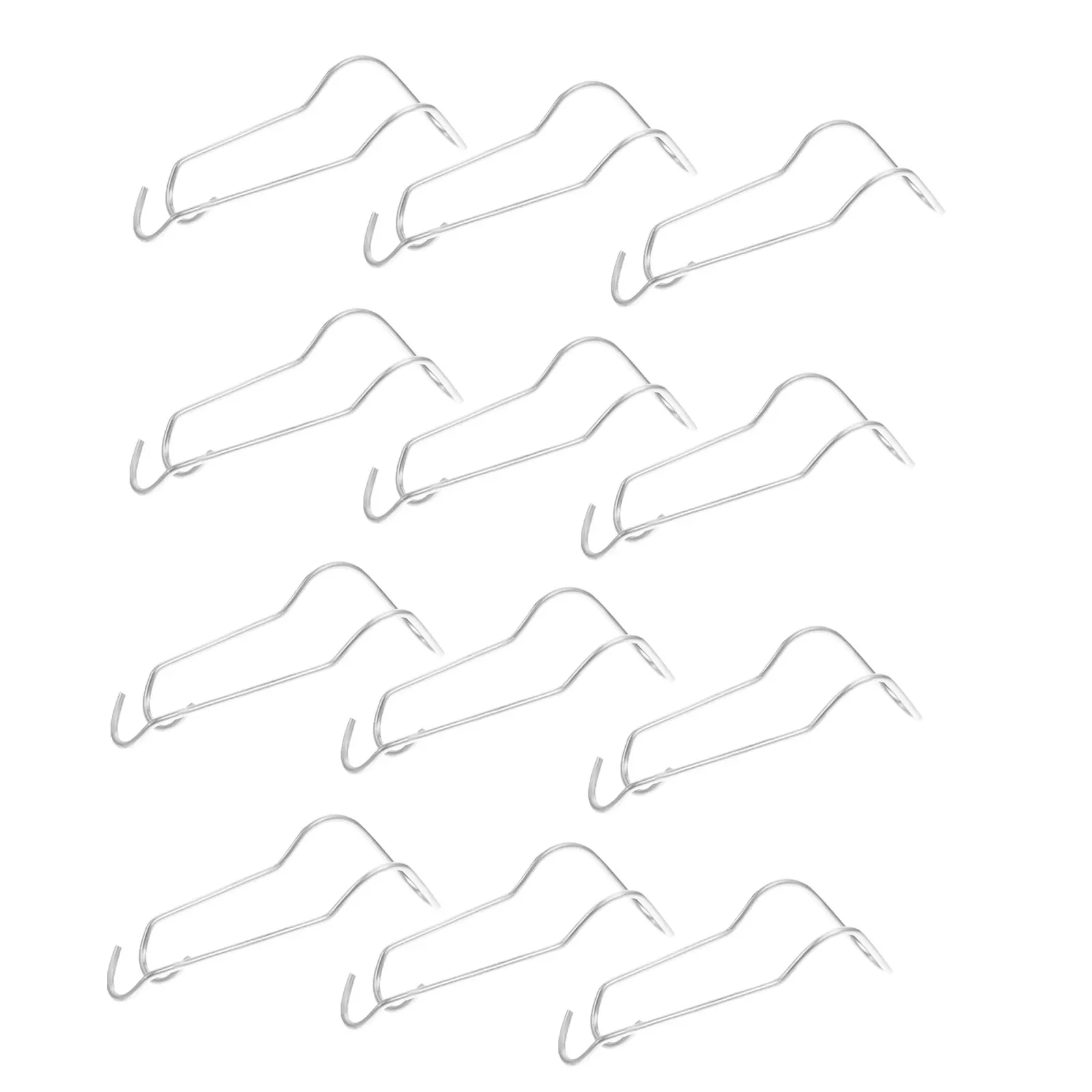 

25Pcs Polished Iron Spring Clasps Climbing Steel Fittings for Plant Frames Garden Fixing Buckle Wire Connection Buckle
