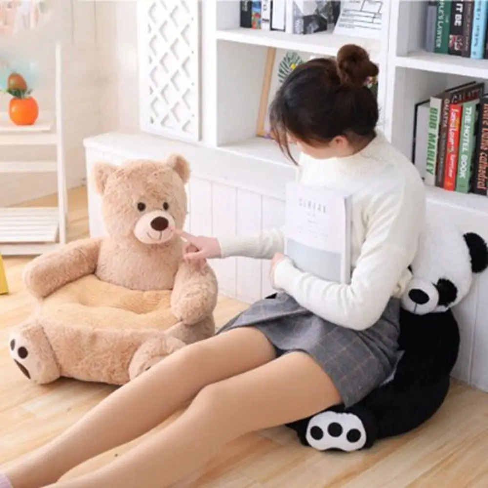 Mała Panda Krzesło Sofa Cartoon Miś Kaczka Zwierzę Miękka Cartoon Leniwa Sofa Pokrowiec Wygodna Ergonomiczna Bawełniana Zmywalna Sofa