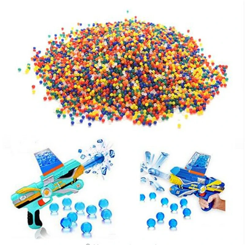 1000pc plant bonsai Soil Mud Grow Up Water Beads Hydrogel Magic Gel Jelly Balls Sea Babies for Vase potted Weeding Decoration