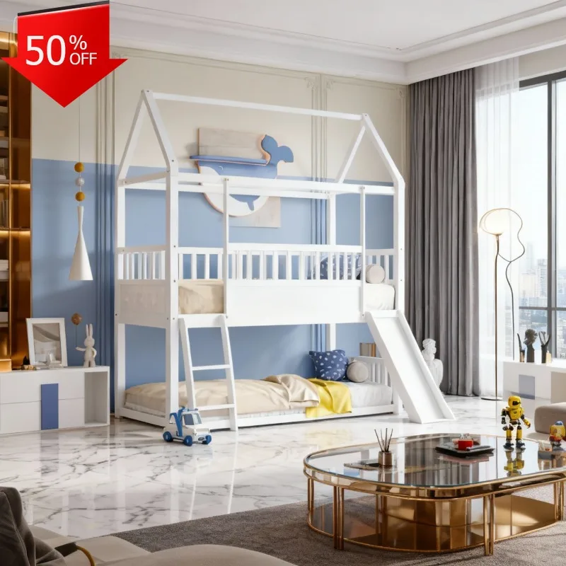 

High Bed Frame Twin Bedroom Sets Full Set Furniture Clearance Bunk Beds Retractable Wall Bed Frame King Size Lit Double Lіko