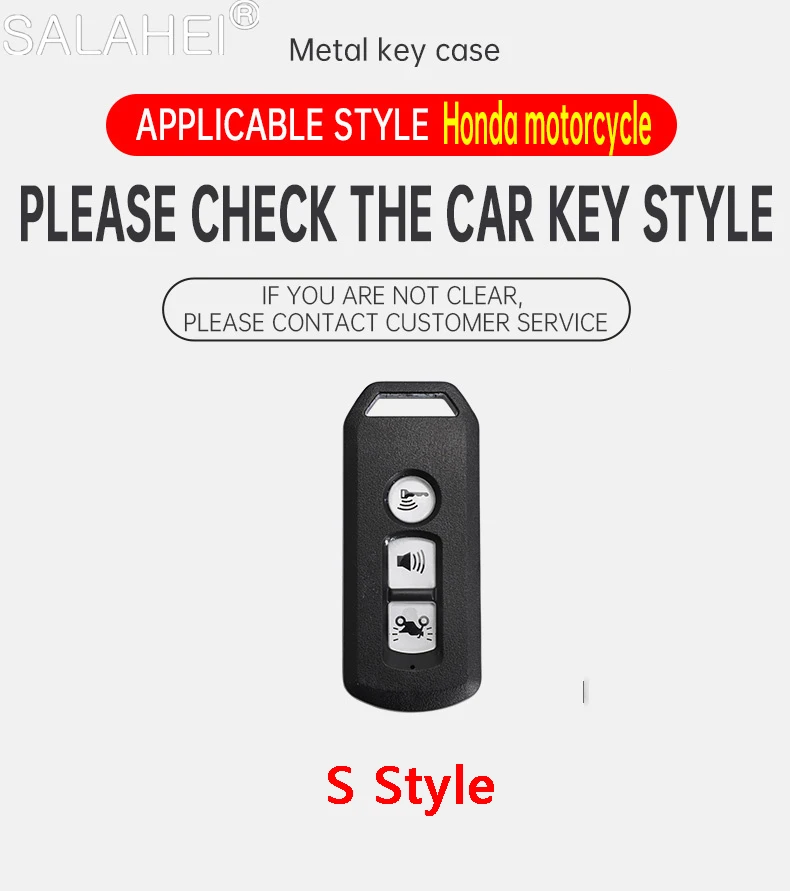 Motorcycle Remote Key Case Cover Shell for Honda PCX 125 150 SH125 SH300 SH300i NF07 Xadv Forza 300 SH X-adv Accessories