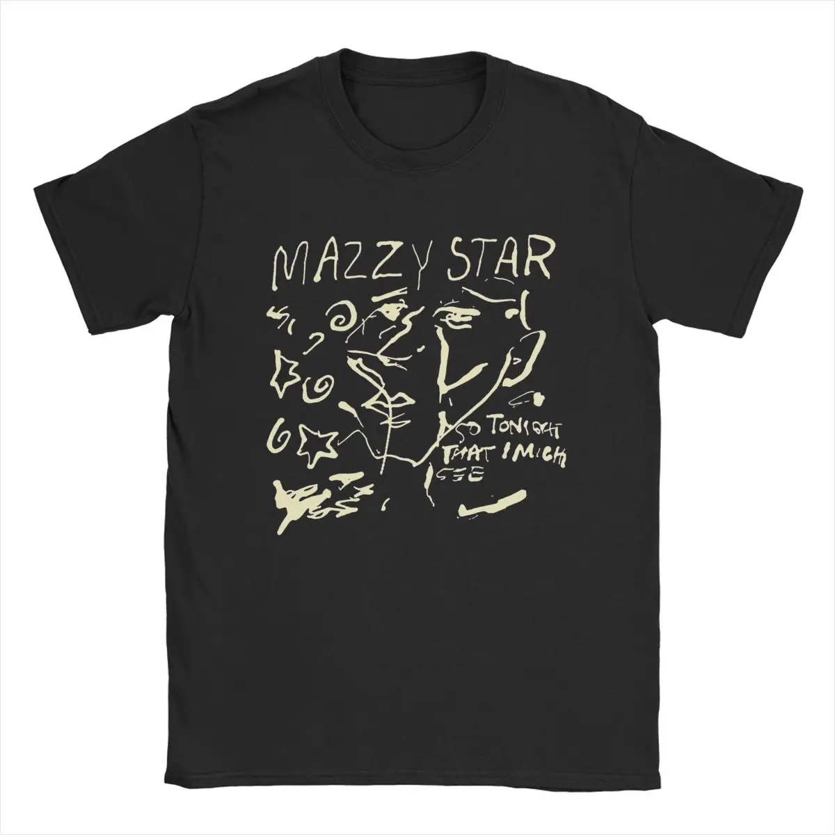 

2025 женская и мужская футболка Mazzy Star для отдыха, хлопковая футболка с коротким рукавом, музыкальные футболки с круглым вырезом, классическая одежда