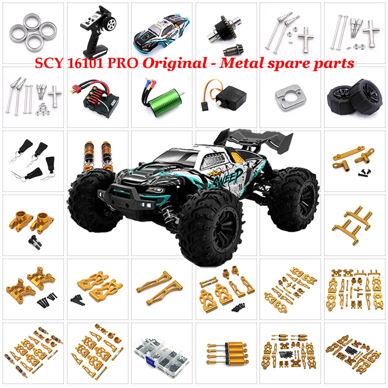 

Запасные части для радиоуправляемых моделей SCY 16101 16102 16103 1/16, устройство для экономии рулевого управления, задние амортизаторы