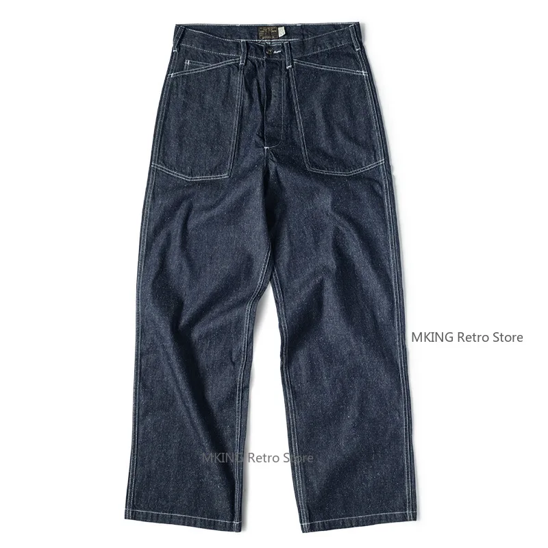 Jeans con fori strappati Uomo Estate Baggy Oversize S-3XL Lavaggio Denim Pantaloni a gamba larga Casual Retro Hip Hop Pantaloni moda coreana